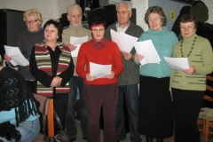 Sekcja wspólnego śpiewania - 2 grudnia 2010r.