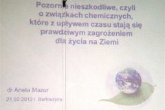 Wykład p. Anety Mazur - 21 lutego 2012r.
